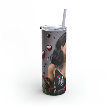 My Scorpio Valentine (4) Maars Maker Skinny Matte Tumbler, 20oz