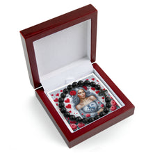 Load image into Gallery viewer, My Capricorn Valentine (4) Cross Bead Bracelet
