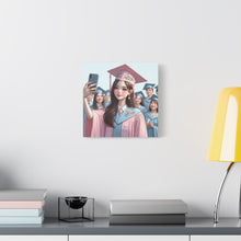 Load image into Gallery viewer, Graduation Canvas Print, Inspirational Wall Art, Personalized Gift, College Decor, Graduation Celebration
