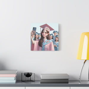 Graduation Canvas Print, Inspirational Wall Art, Personalized Gift, College Decor, Graduation Celebration