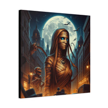 Load image into Gallery viewer, Canvas Print - Halloween Virgo Astrology Mummy
