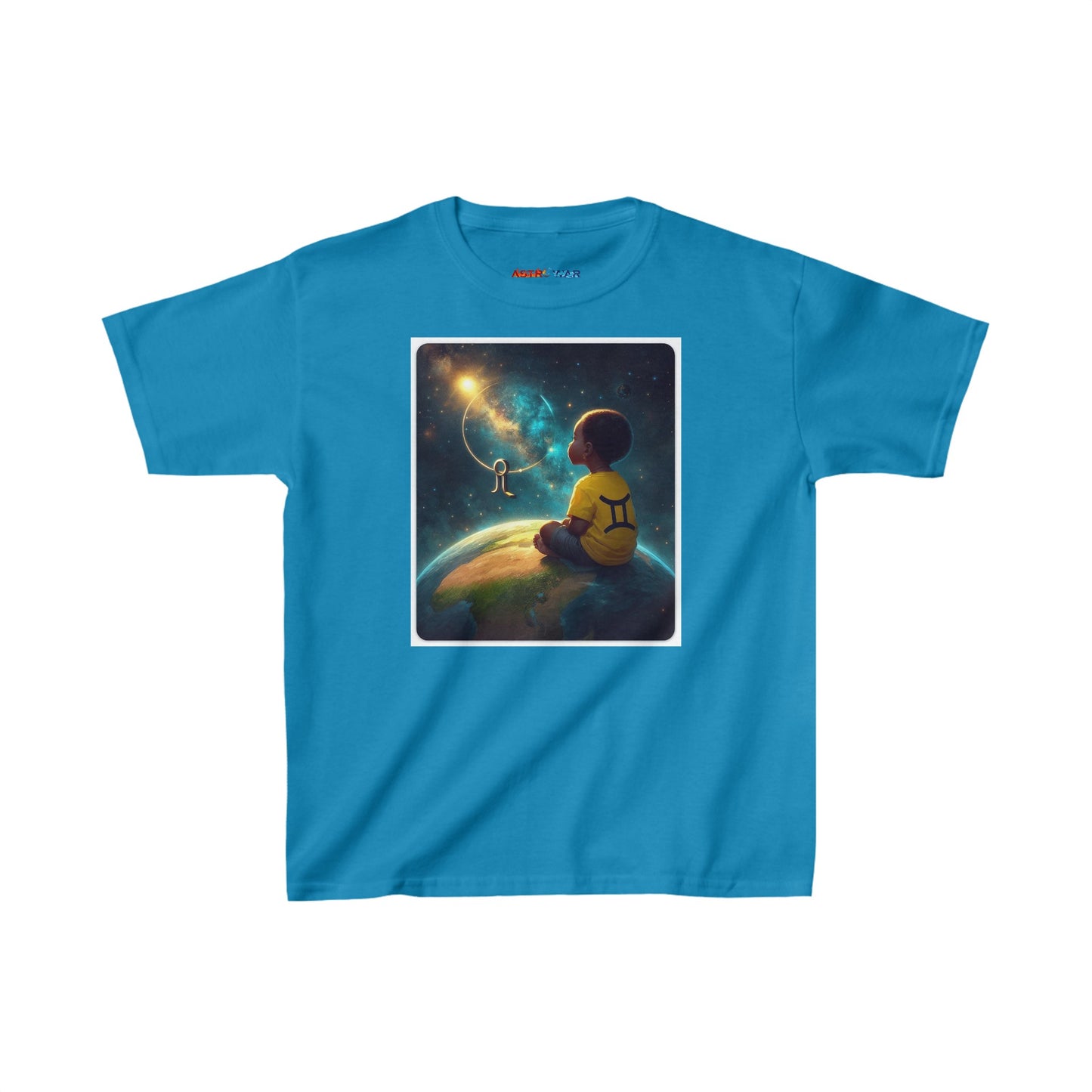 Gemini Astro Baby (1) Kids Heavy Cotton™ Tee