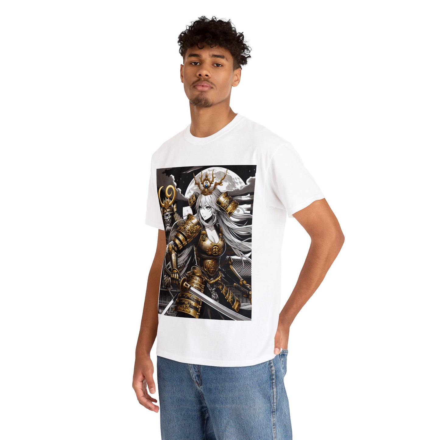 Samurai Cancer (F4) Unisex Heavy Cotton Tee