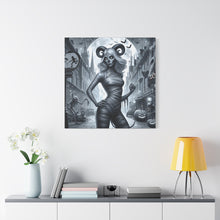 Load image into Gallery viewer, Canvas Print - Halloween Capricorn Astrology Mummy
