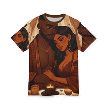 Load image into Gallery viewer, Romantic Virgo Couple Unisex Tee - Cozy Date Night Graphic Shirt
