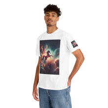 Load image into Gallery viewer, Sagittarius Galactic Unicorn Tee - Unisex Cotton T-Shirt for Cosmic Lovers, Fantasy Fans, Trendy Apparel, Astral War Merch, Gift for All Occasions
