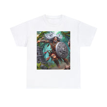 Load image into Gallery viewer, Cancer Aztec (2) Unisex Heavy Cotton Tee
