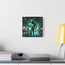 Load image into Gallery viewer, Mystical Taurus Canvas Wall Art, Zodiac Decor, Home Wall Decoration, Gift for Astrology Lovers, Unique Art Piece
