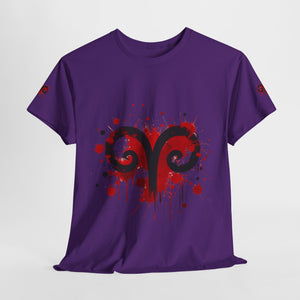 Edgy Aries Graphic Tee, Astrology Shirt, Perfect Gift for Zodiac Lovers, Unisex Cotton Top, Stylish Casual Wear