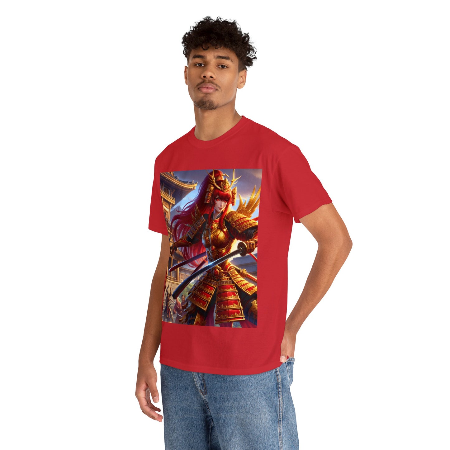 Samurai Aries (F2) Unisex Heavy Cotton Tee