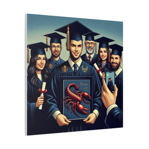 Graduation Canvas Wall Art, Perfect Gift for Graduates, Customizable Graduation Gift, College Decor, Graduation Celebration Decor