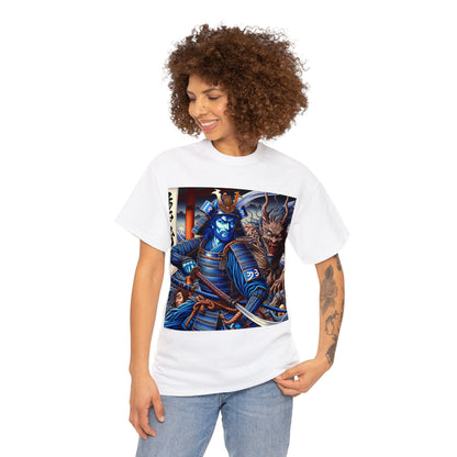 Samurai Aquarius (3) Unisex Heavy Cotton Tee