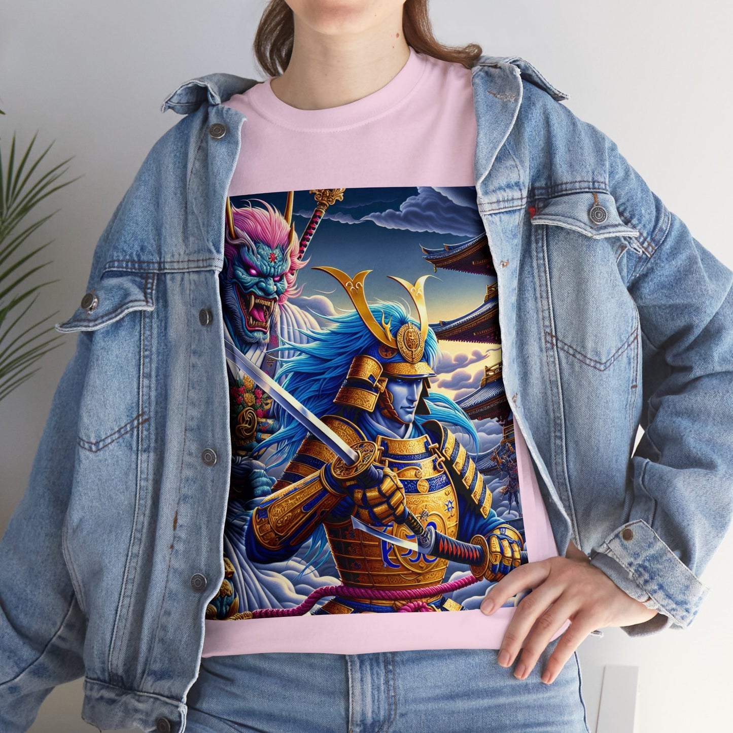 Samurai Libra (1) Unisex Heavy Cotton Tee