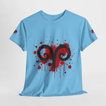 Load image into Gallery viewer, Edgy Aries Graphic Tee, Astrology Shirt, Perfect Gift for Zodiac Lovers, Unisex Cotton Top, Stylish Casual Wear
