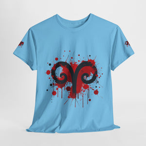 Edgy Aries Graphic Tee, Astrology Shirt, Perfect Gift for Zodiac Lovers, Unisex Cotton Top, Stylish Casual Wear