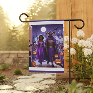 Sagittarius Halloween (3) Garden & House Banner