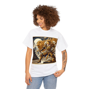 Samurai Leo (1) Unisex Heavy Cotton Tee