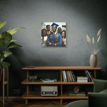 Load image into Gallery viewer, Graduation Celebration Canvas Wall Art, Personalized Gift, Home Décor, Graduation Keepsake, Unique Family Portrait
