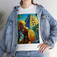 Load image into Gallery viewer, Leo Aztec (F4) Unisex Heavy Cotton Tee
