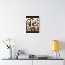 Load image into Gallery viewer, Graduation Canvas Print, Custom Wall Art for Grads, Personalized Home Decor, Graduate Gift, Modern Stretched Canvas, Graduation Celebration
