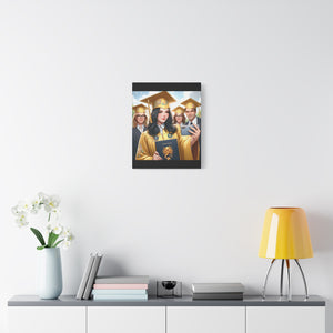Graduation Canvas Print, Custom Wall Art for Grads, Personalized Home Decor, Graduate Gift, Modern Stretched Canvas, Graduation Celebration