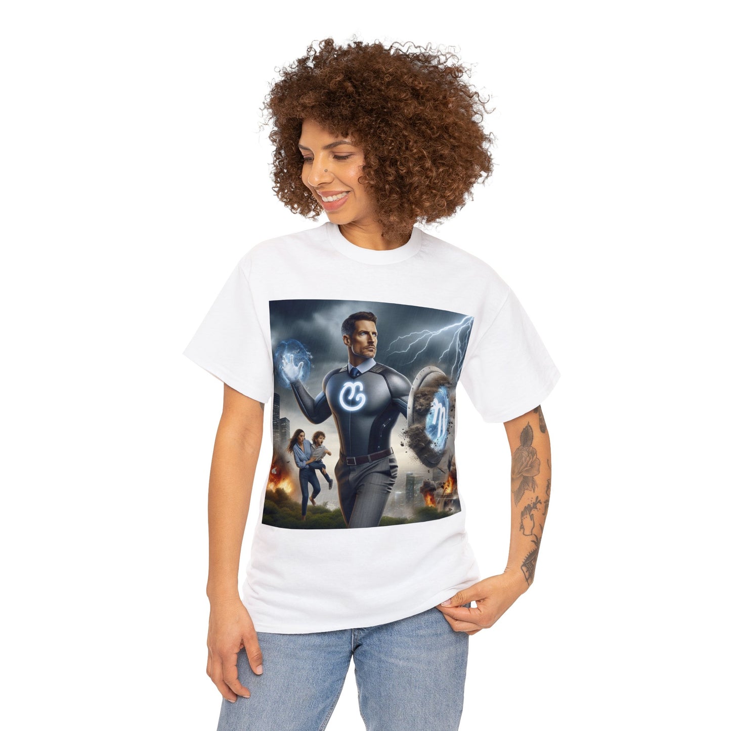 Capricorn Father's Day (7) Unisex Heavy Cotton Tee