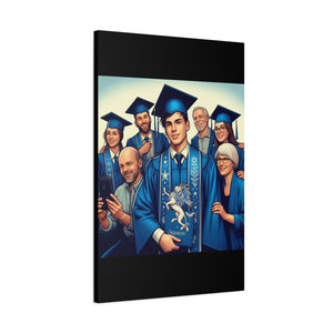 Graduation Canvas Wall Art, Personalized Graduation Gift, Family Celebration Decor, High School Graduation, College Graduation