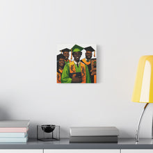Load image into Gallery viewer, Graduation Canvas Print, Celebratory Artwork for Graduates, Stylish Home Decor, Gift for Graduates, Unique Wall Art
