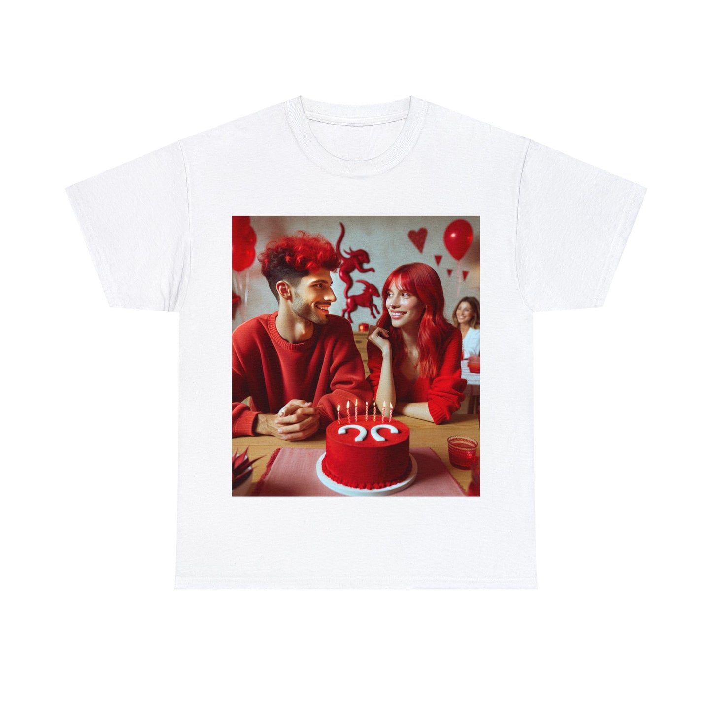 Aries Birthday (3) Unisex Heavy Cotton Tee