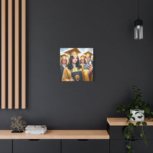 Load image into Gallery viewer, Graduation Canvas Print, Custom Wall Art for Grads, Personalized Home Decor, Graduate Gift, Modern Stretched Canvas, Graduation Celebration
