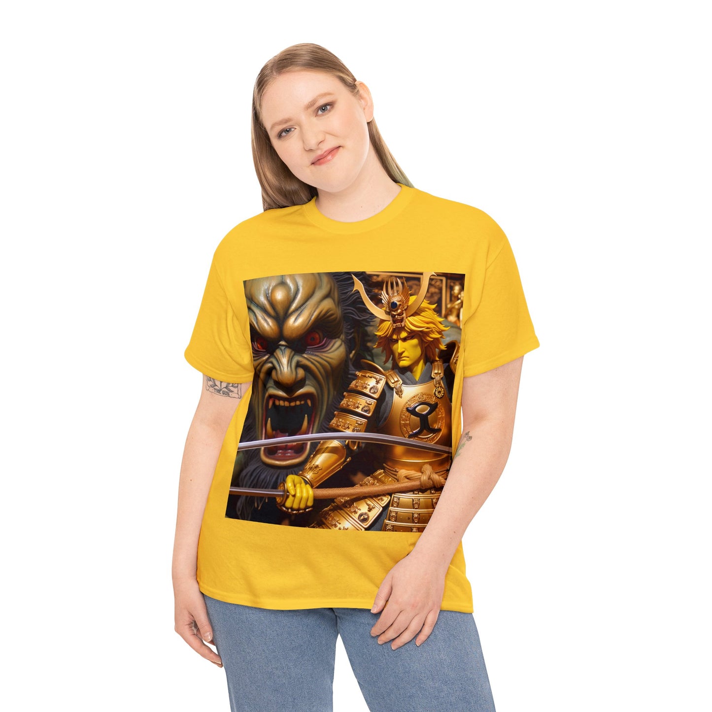 Samurai Gemini (4) Unisex Heavy Cotton Tee