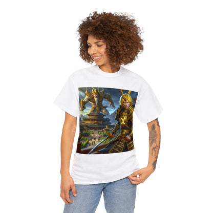 Samurai Gemini (3) Unisex Heavy Cotton Tee