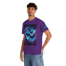 Load image into Gallery viewer, Aquarius Galaxy Themed Unisex Heavy Cotton Tee, Cosmic T-Shirt, Sci-Fi Apparel, Unique Space Graphic Tee, Gifts for Star Wars Lovers, Trendy [...]
