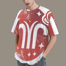 Load image into Gallery viewer, Aries Round Neck Loose T-Shirt
