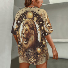 Load image into Gallery viewer, Leo Round Neck Loose T-Shirt
