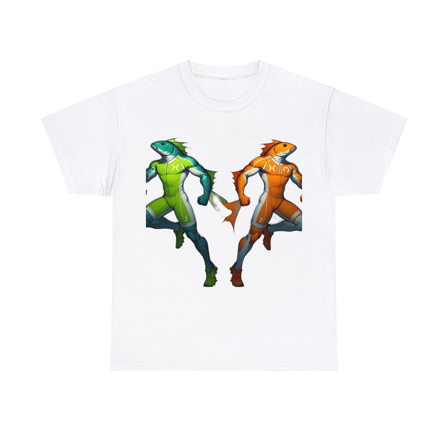 Team Pisces (2) Unisex Heavy Cotton Tee