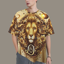 Load image into Gallery viewer, Leo Round Neck Loose T-Shirt
