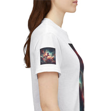 Load image into Gallery viewer, Sagittarius Galactic Unicorn Tee - Unisex Cotton T-Shirt for Cosmic Lovers, Fantasy Fans, Trendy Apparel, Astral War Merch, Gift for All Occasions
