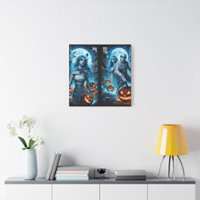 Load image into Gallery viewer, Aquarius Halloween Canvas Wall Art, Spooky Decor, Unique Gift, Home Decoration, Witch Theme Art, Perfect for Fall, Mysterious Vibe
