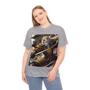 Samurai Cancer (1) Unisex Heavy Cotton Tee