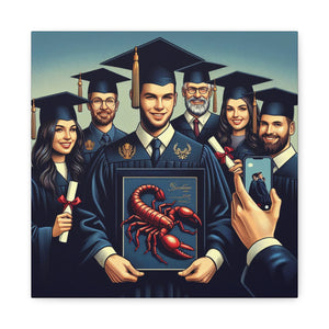 Graduation Canvas Wall Art, Perfect Gift for Graduates, Customizable Graduation Gift, College Decor, Graduation Celebration Decor