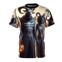 Load image into Gallery viewer, Capricorn Halloween (3) Unisex Cut &amp; Sew Tee (AOP)
