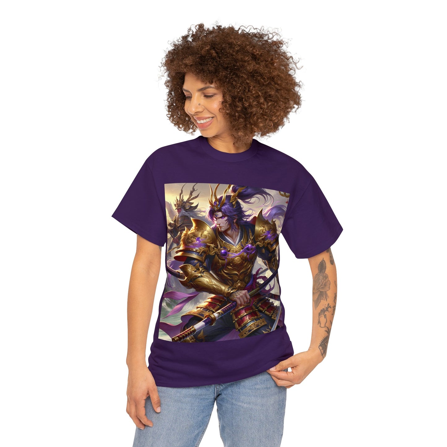 Samurai Sagittarius (2) Unisex Heavy Cotton Tee