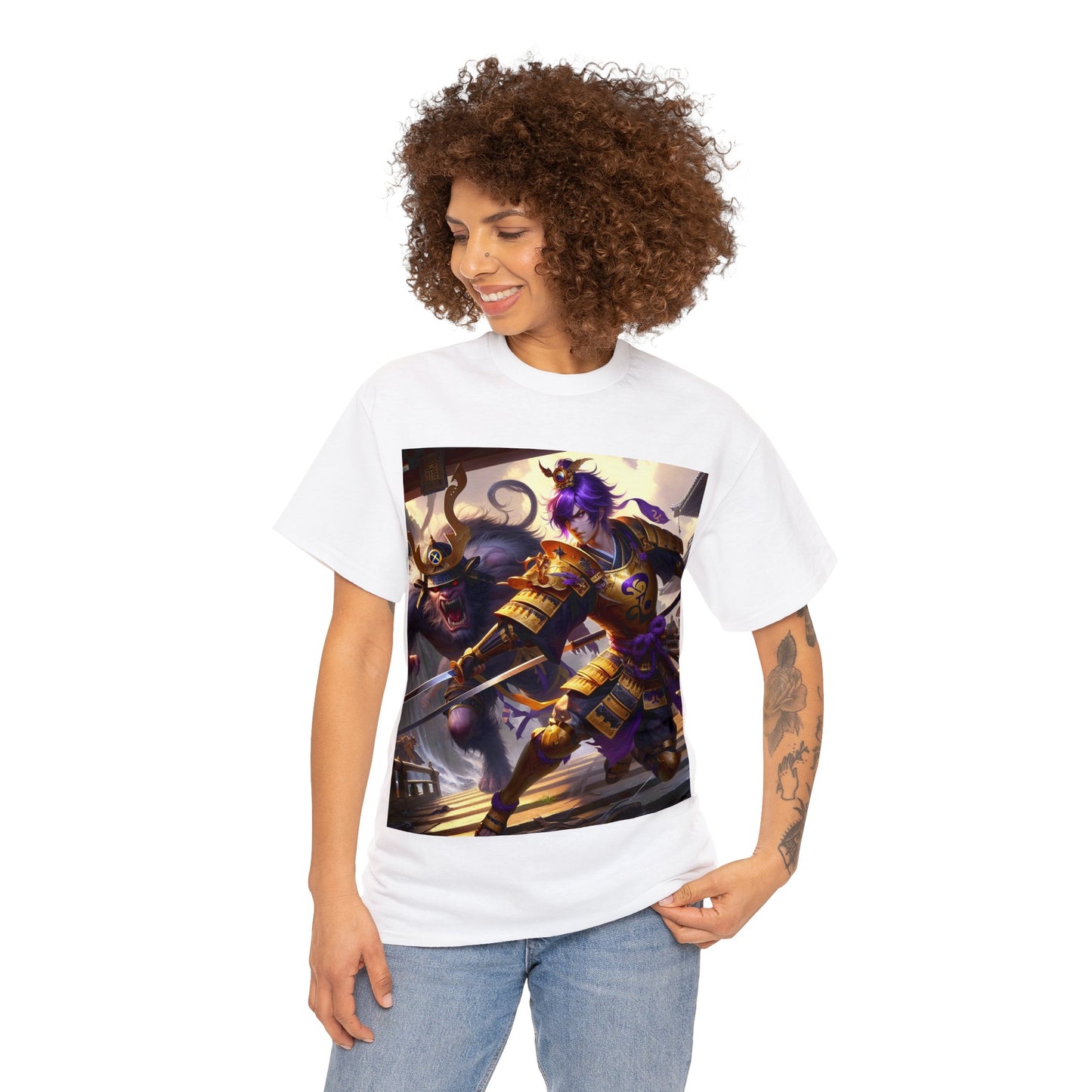 Samurai Sagittarius (1) Unisex Heavy Cotton Tee