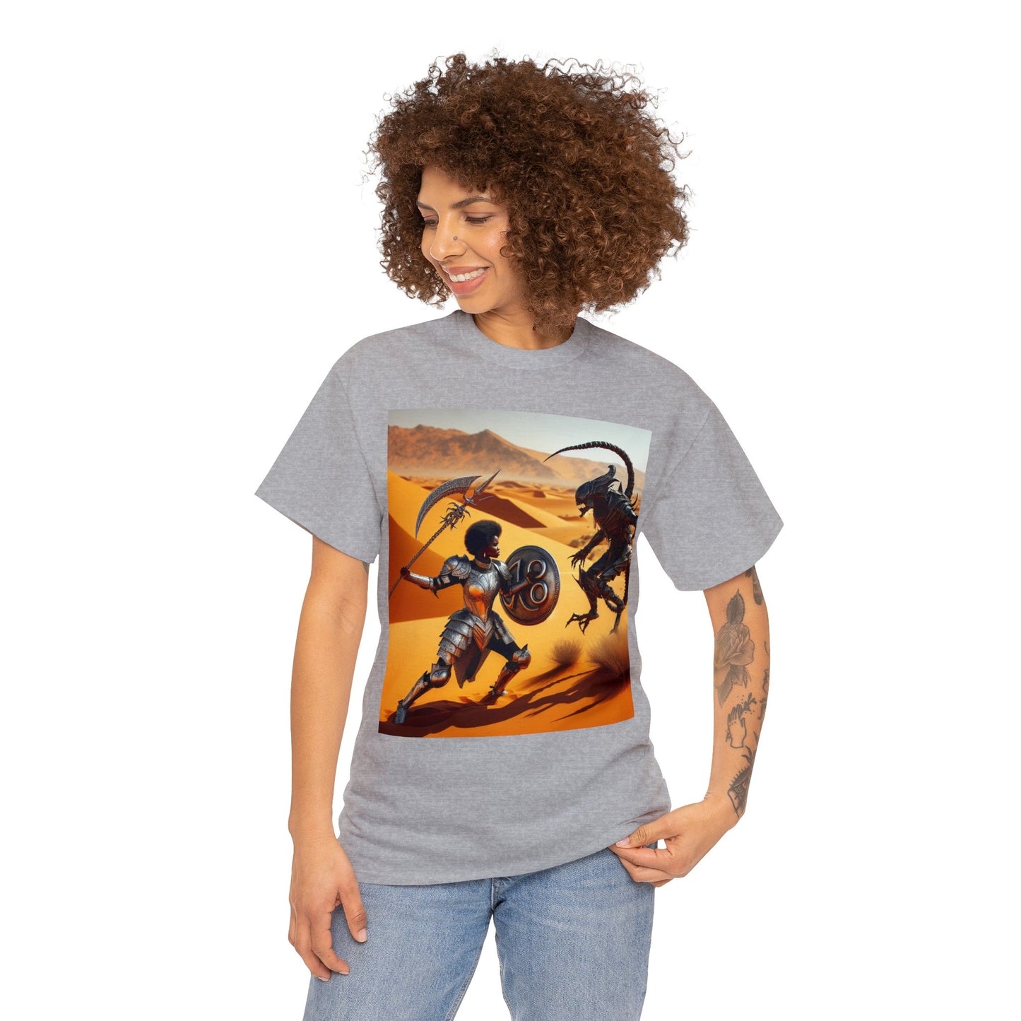 Cancer Zulu (F2) Unisex Heavy Cotton Tee