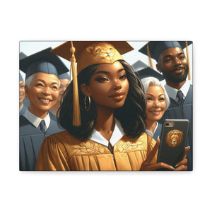 Graduation Canvas Art, Graduation Gift for Her, High School Graduation Decor, College Grad Wall Art, Inspirational Graduation Gift