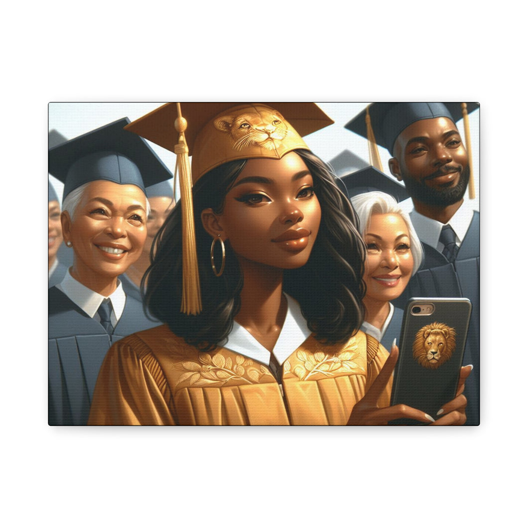 Graduation Canvas Art, Graduation Gift for Her, High School Graduation Decor, College Grad Wall Art, Inspirational Graduation Gift
