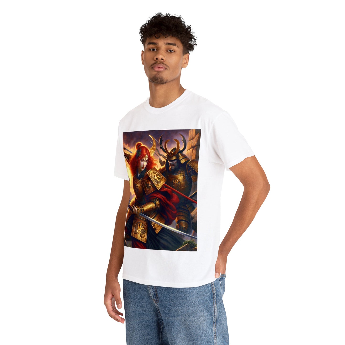 Samurai Aries (F4) Unisex Heavy Cotton Tee