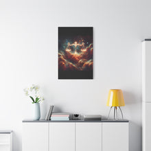 Load image into Gallery viewer, Celestial Libra Canvas Art, Zodiac Decor for Astrology Lovers, Modern Wall Art, Cosmic Balance Artwork, Gift for Libra Sign
