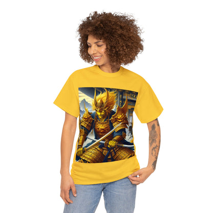 Samurai Gemini (2) Unisex Heavy Cotton Tee